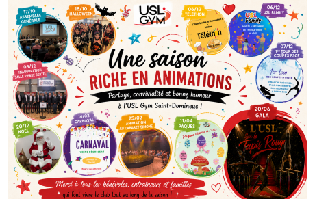 Une saison 2025-2026 riche en animations à l’USL